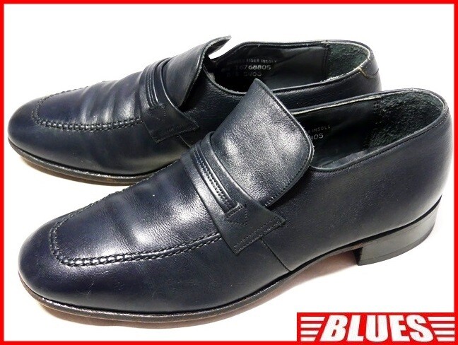 Made in the USA BOSTONIAN 26.5cm Leather Loafers Bostonian Men s 8.5 Black B