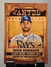 2023 Topps Big League #WT-14 Kevin Kiermaier RAYS WANTED Insert card⚾️NM/MT