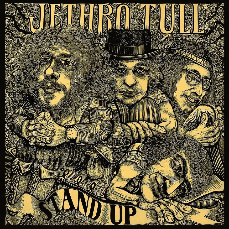 JETHRO TULL Stand Up BANNER HUGE 4X4 Ft Fabric Poster Tapestry Flag album art - Image 2 of 3