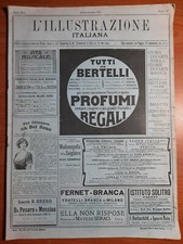 ITALIAN ILLUSTRATION MAGAZINE 1914 N� 47 BELGIUM DEVASTATED BY THE CANNON