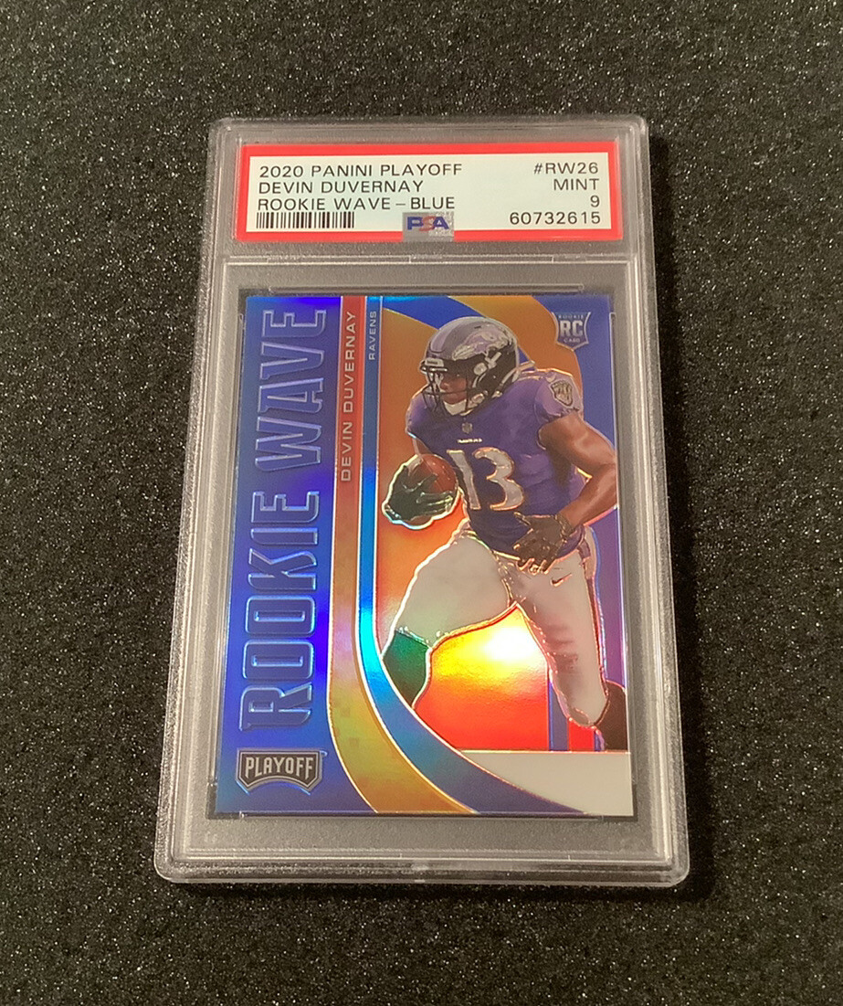 Devin Duvernay Panini Playoff Rookie Wave #RW26 Blue