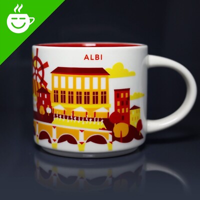 » STARBUCKS City Mug » ALBI « NEW » YOU ARE HERE YAH Mug France France