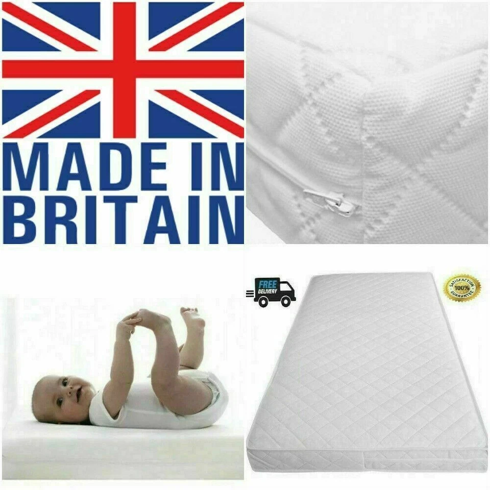 New Extra Thick Travel Cot Mattress For Grace Redkite And M&P 95 x 65 x 5 cm.