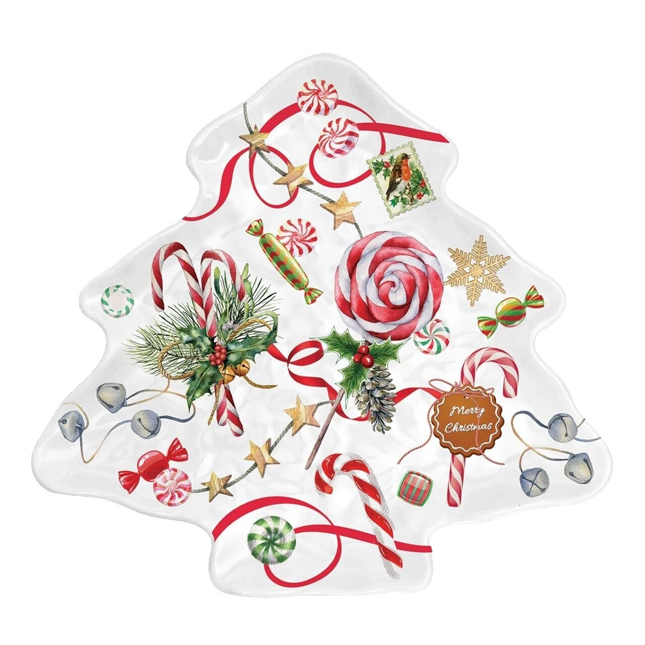 Christmas Melamine Dinnerware Plates