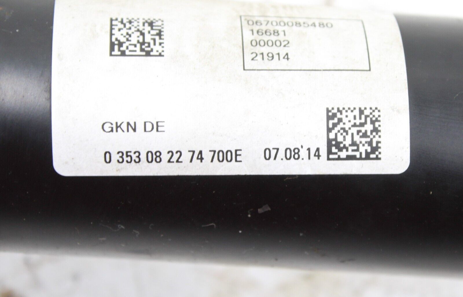 2014 - 2020 MASERATI GHIBLI FRONT DRIVE SHAFT DRIVESHAFT PROPELLER OEM