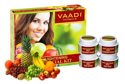 Vaadi Herbals Skin Lightening Fruit Facial Kit, 70 g