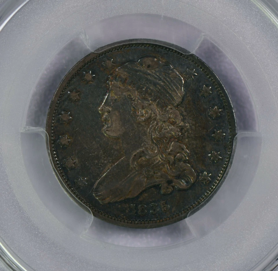 1835 Capped Bust quarter PCGS XF40  great coin, free shipping!!!! - Image 3 of 4