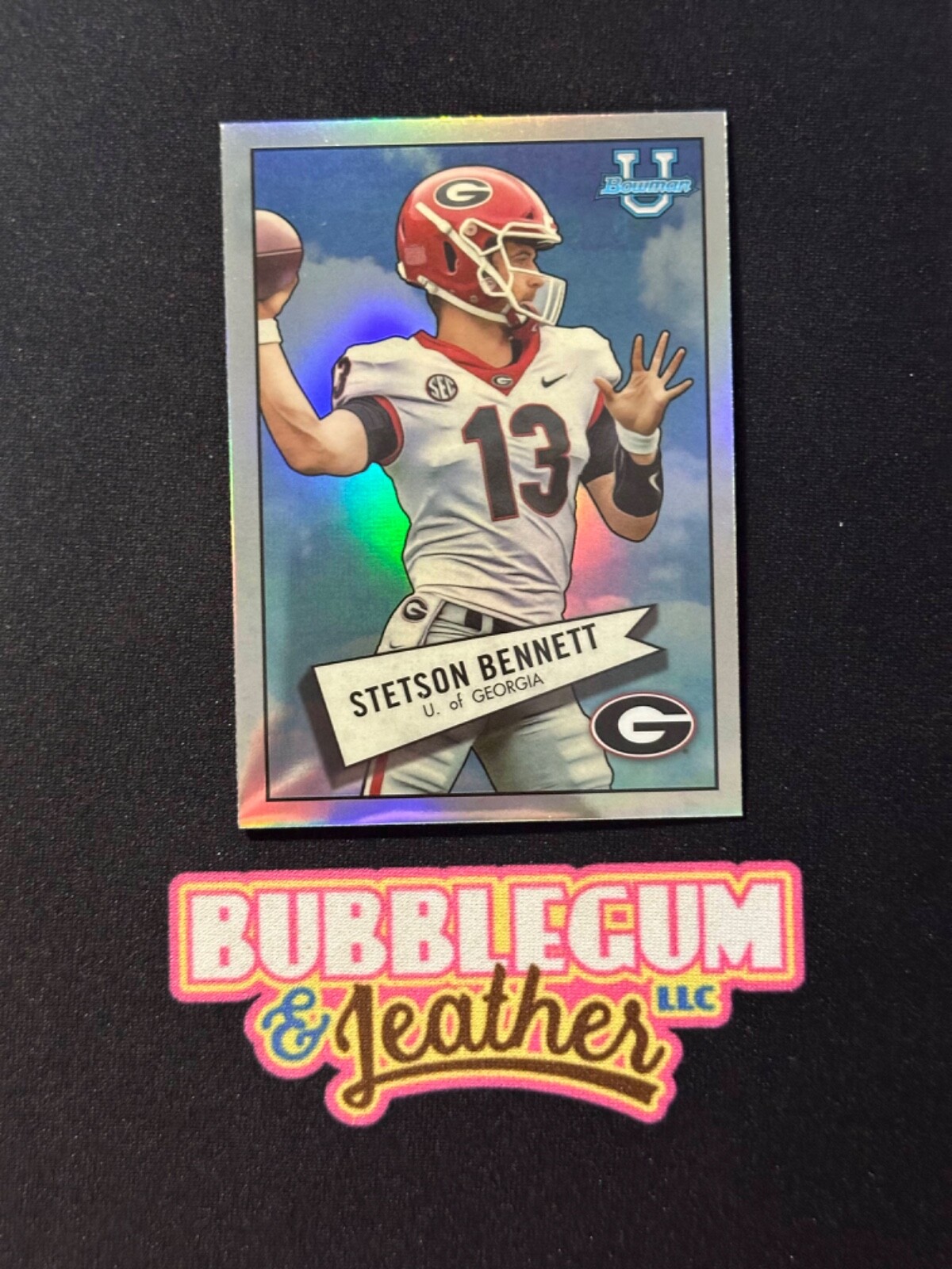 2022 Bowman University Chrome - 1952 Bowman #52BF-17 Stetson Bennett (RC)