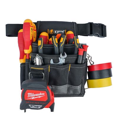 KUNN Electrician Tool Pouch1680D Durable Tool Pouches with Belt ClipSmall Pro...