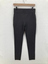 LOFT Leggings Women's Small Black Pull On Skinny Ankle Waistband High Rise NWT
