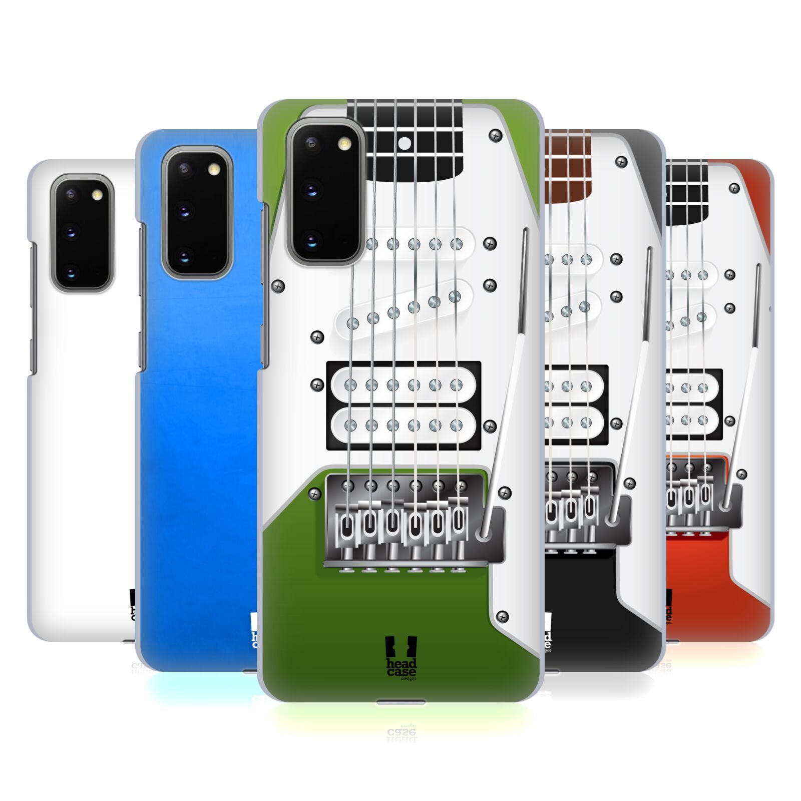 HEAD CASE DESIGNS Electric Guitar Hard Back Protective Case Compatible with Samsung Phones