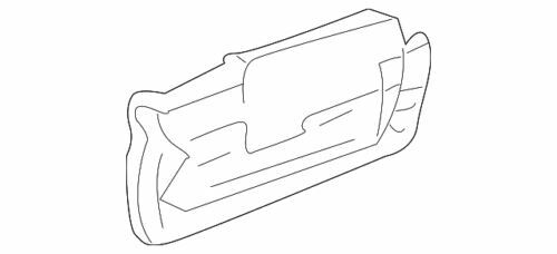 Panel lateral interior para Ford E150 Econoline 1992-2014 (N/P F2UZ-15105A39-A)