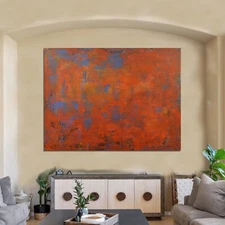 Mark Little original Professional￼ canvas￼ Painting 81” X 62” (6ft 9in)Abstract