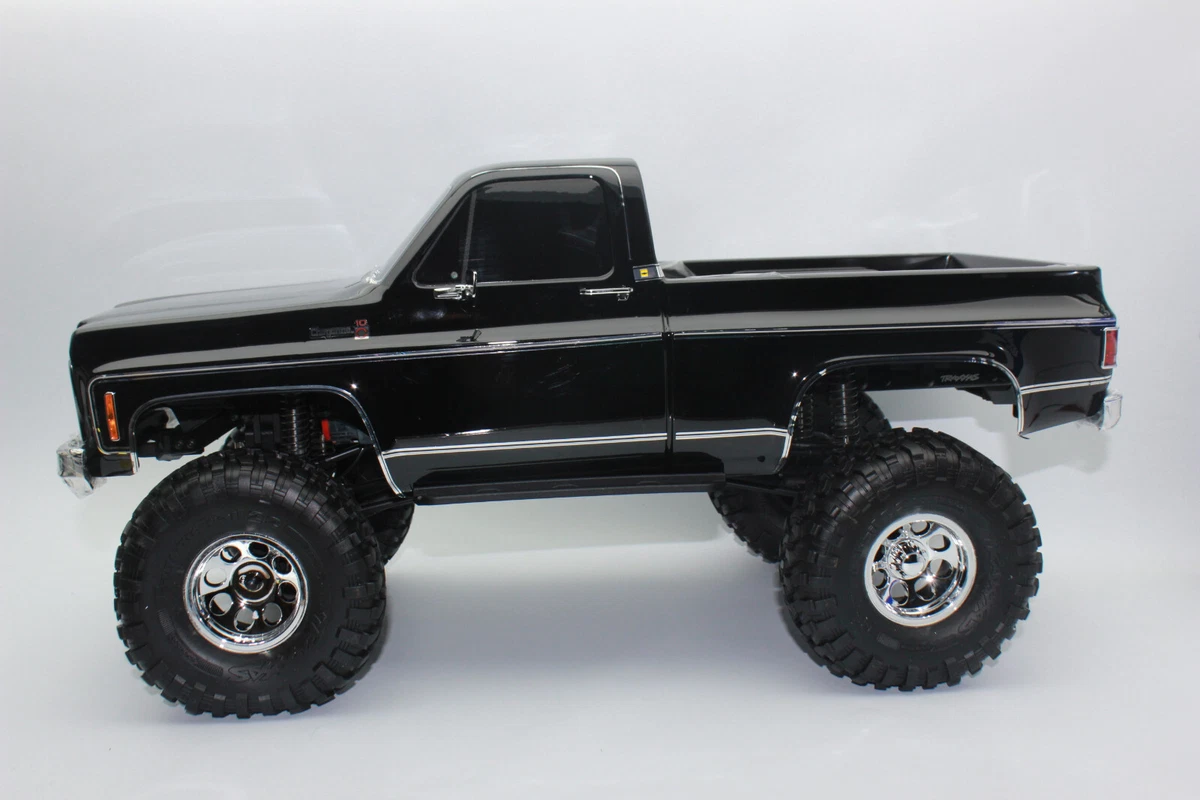 Traxxas TRX 92056 4 Black Chevy K 10 High Trail 1 10 RC Car Crawler New Boxed