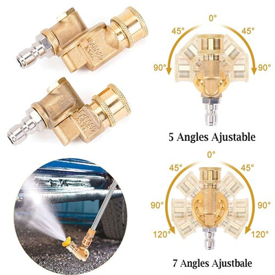 #ad Pivoting Coupler High Pressure Washer 1 4quot; Quick Connect Rotary Adapter $11.33