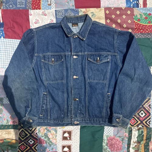 Vintage 1960s Big Yank Blue Denim Jacket Size XL Made In USA