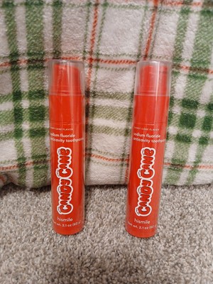 2 Pack HISMILE 2.1oz CANDY CANE FLAVOR FLUORIDE TOOTHPASTE-EXP. 09/26