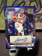 2023-24 Panini Recon Rookie Signatures Blue /75 SSP Cason Wallace #RRS-CAS (RC)