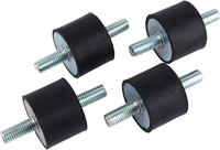 4 StüCk M10 Anti-Vibrations Gummi-StoßDäMpfer FüR Kompressor