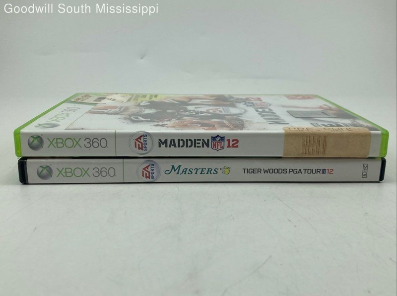 Microsoft Xbox 360 EA Sports Football Video Game Lot 2- Madden12/NCAA13