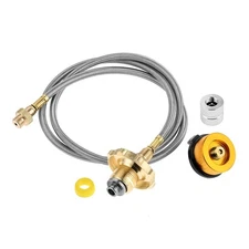 Stove Adapter Hose Propane Gas Extension Hose W Adapter Kit For Outdoor Camping