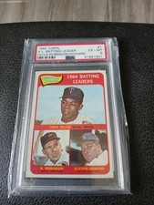 1965 Topps #  1 A.L. Batting Leader Oliva, Robinson, Howard PSA 6 EX-MT Free shp