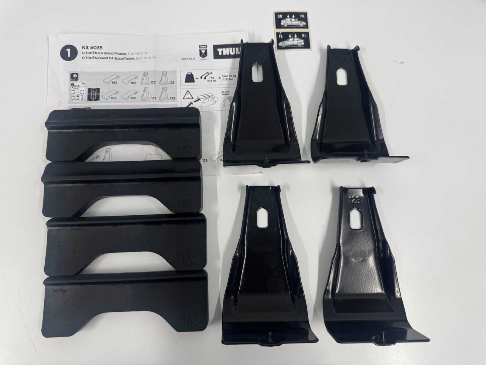 THULE FITTING KIT 5035 no box FITS CITROËN C4 Grand Picasso, 5-dr MPV, 14-