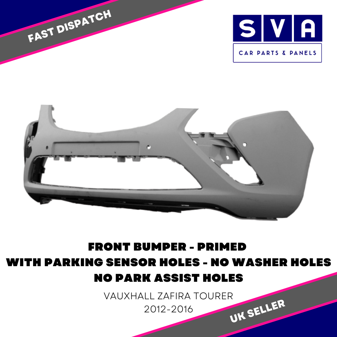 Front Bumper Primed With Parking - Vauxhall Zafira Tourer 2012-2016 - Approved