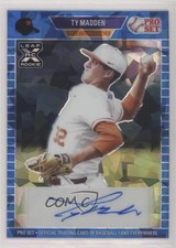 2021 Leaf Pro Set Metal 1989 Blue Crystals 18/25 Ty Madden #PA-TM1 Auto 9hx