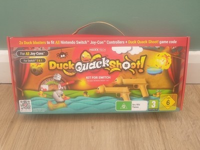 Duck Quack Shoot Kit für Nintendo Switch Gun Blasters Maxx Tech Neu Sealed