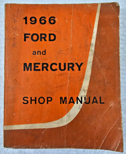 1966 Ford Mercury Shop Manual Oem Factory Service Repair Galaxie 500 Ltd Montere 1966 Ford Mercury Shop Manual Oem Factory Service Repair Galaxie 500 Ltd Montere