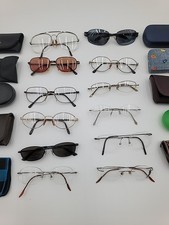 12 VTG Eye Glasses Mixed Lot Wire Rim Frames Sunglasses FRAMES ONLY Resell Case