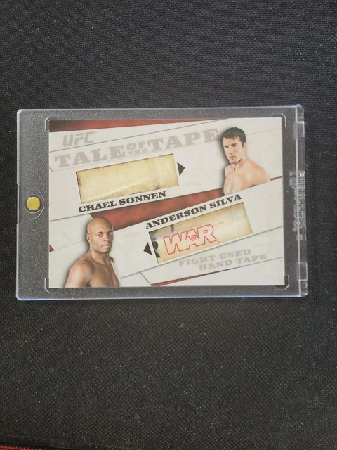 UFC Topps 2011 TALE OF THE TAPE - Anderson Silva Vs Chael Fight Used Wraps 25/25