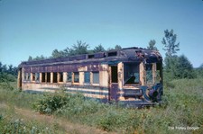 TMER&L Milwaukee Electric Trolley #1138 1959 35mm Original Kodachrome Slide
