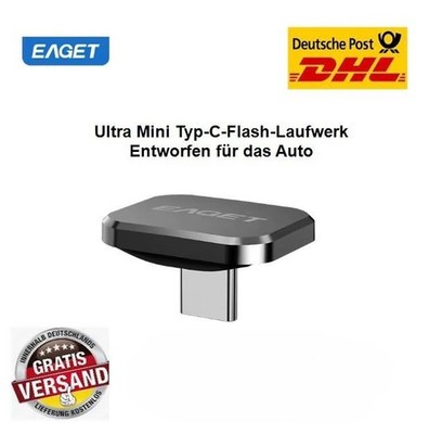EAGET USB-C Stick 8GB 16GB 32GB 64GB Mini Flash Drive Auto Handy PC Memory IPX-7