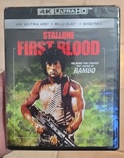 First Blood 4K UHD Blu-ray Rambo Sylvester Stallone BRAND NEW SEALED