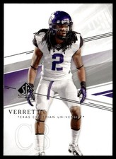 2014 SP Authentic Jason Verrett Rookie TCU Horned Frogs #72