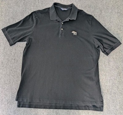 Polo Golf Ralph Lauren Mens XXL Polo Shirt Black Torrey Pines Logo White Pony