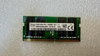SK hynix 32GB DDR4 SODIMM 3200MHz PC4-25600 2Rx8 Laptop RAM Module
