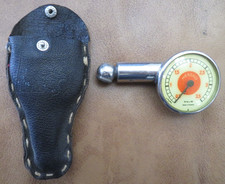 Messko Red Dot Tire Gauge Original 1955-59 Porsche 356 A 356 W Leather Pouch Messko Red Dot Tire Gauge Original 1955-59 Porsche 356 A 356 W Leather Pouch