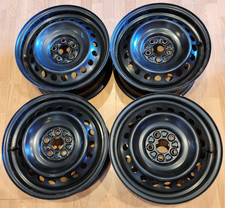 SET OF (4) 16" SUBARU IMPREZA FACTORY OEM STEEL WHEELS RIMS 16x6.5 2017-2023