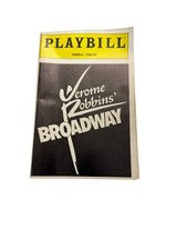 Jerome Robbins' Broadway Playbill Imperial Theatre March 1989 Jason Alexander
