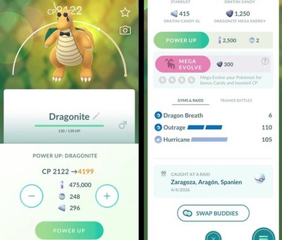 Pokemon Trade GO - Event Dragonite | Maxed Level 50 | 3 Moves | Dragoran