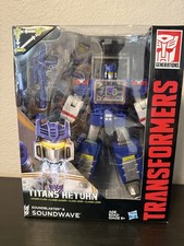 Transformers Titans Return Leader Class Soundwave & Soundblaster NEW SEALED