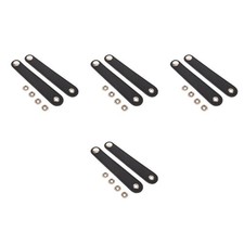 4 Sets Accordion Bellows Strap: PU Buckle Fastening Band with 4 Buckle