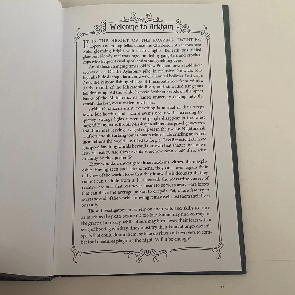 The Deep Gate Arkham Horror Novella Hardcover 2017 Fantasy Flight Game Book Only - Image 3 of 4