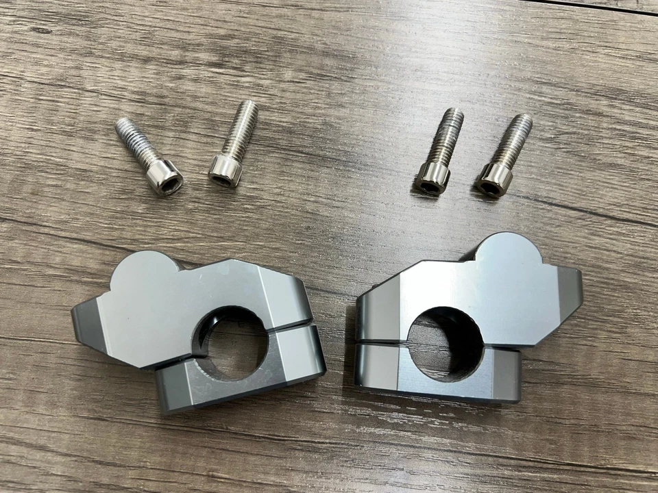 2004 Yamaha TW200 Trailway Handlebar Riser Clamp Relocator Pull Back Aftermarket - Image 2 of 4