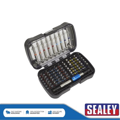 Sealey Siegen farbcodiertes Elektrowerkzeug-Bit-Set 71-teilig S01038
