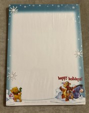 Winnie The Pooh Printer Paper New 50 Sheet 6 Designs Holiday Theme Stationary