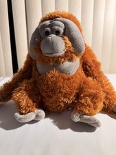 Wild Republic Figural Realistic Orangutan Monkey Plush Stuffed Animal 11.5"